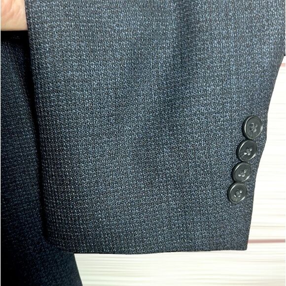 Pierre Cardin Wool Sport Coat Suit Jacket Three Buttons Front Stone Blue 44R - Picture 7 of 11